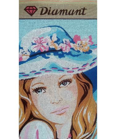 Lady in a Bonnet Needlepoint Canvas - Exquisite DIY Needlework Design - Buy Online on GoSupps.com