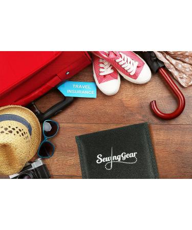 Compact Sewing Kit for Home, Travel, Camping & Emergency - Premium Mini Sew Supplies Set for Kids, Girls, Beginners & Adults - Expansive Case with 100 Extra Pins & Safety Pins - Buy Online on GoSupps.com