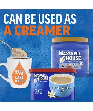 Maxwell House International French Vanilla Instant Coffee Beverage Mix - 4 Pack (8.4 oz Canisters) - Buy Online on GoSupps.com