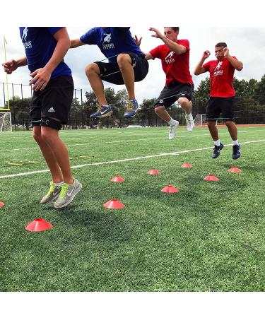 Kbands Leg Resistance Bands with Speed & Agility Training Programs - Youth to Advanced Athletes (Blue/Green/Red/Orange) - Buy Online on GoSupps.com