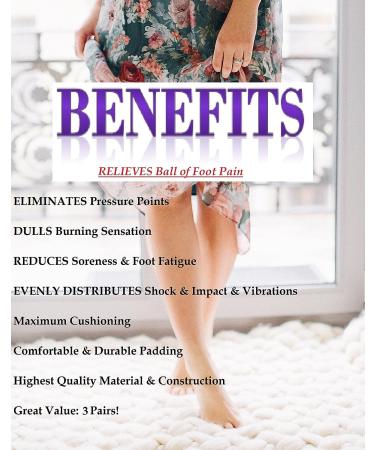 Metatarsal Pads for High Heels - Forefoot Cushion Inserts for Non Slip Comfort - Buy Online on GoSupps.com