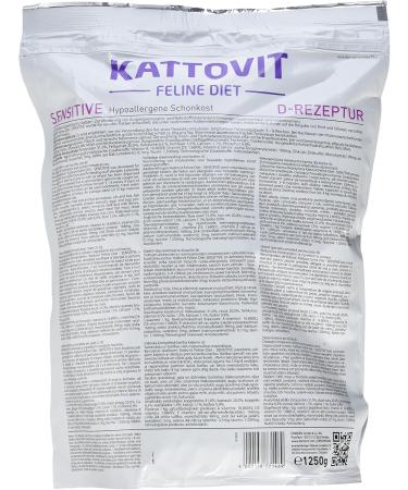 Kattovit Feline Sensitive 1.25kg Premium Cat Food for Sensitive Stomachs | 1 Pack | International Shipping Available - Buy Online on GoSupps.com
