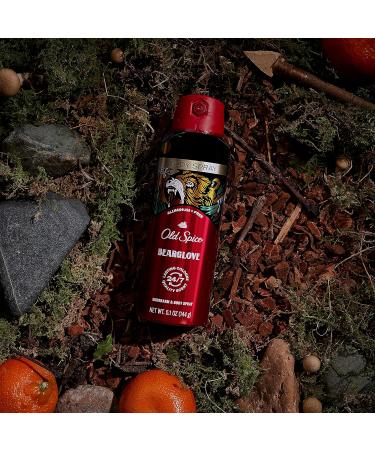 Old Spice Bearglove Body Spray for Men 5.1 Oz (Pack of 3) Bearglove 5.1 Ounce (Pack of 3) - Buy Online on GoSupps.com