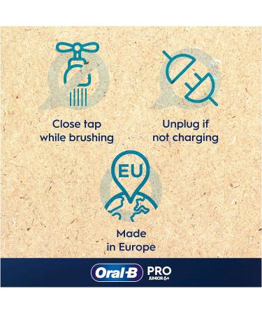 Oral-B Pro Junior Kids Electric Toothbrush - Star Wars Mandalorian Handle, 3 Modes, Kid-Friendly, Ages 6+, UK Plug - Buy Online on GoSupps.com
