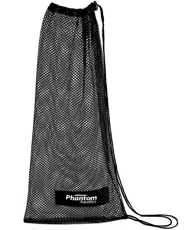 Phantom Aquatics Rapido Boutique Collection Mask Fin Snorkel Net Bag, Ideal for Swim and Snorkeling Gear Bag Black, Basic - Buy Online on GoSupps.com