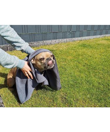 GLART 4485 Soft & Absorbent Microfiber Dog Towel - 80x55 cm | Perfect for Car & Household | High Water Absorption for Pets - Buy Online on GoSupps.com