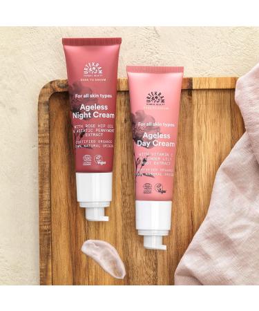Urtekram Soft Wild Rose Day Cream with vitamin C - Anti aging face cream - hyaluronic acid moisturiser - Dare To Dream Range - Natural Organic and Vegan 50 ml - Buy Online on GoSupps.com