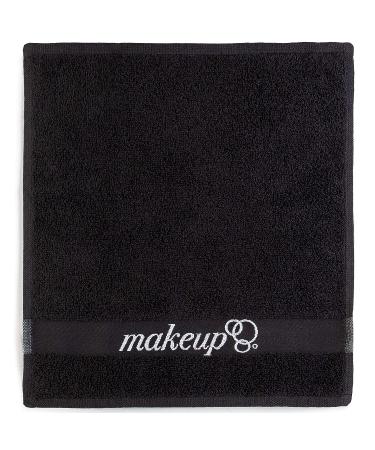 FABBPRO Set of 6 Black Makeup Remover Cloth Towels 13x13 | Ultra Soft 100% Cotton | Made in Turkey | Gentle & Safe on Skin - Buy Online on GoSupps.com