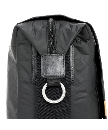 L SSIG Baby Diaper Bag - Stylish Sustainable Messenger Bag with Accessories | Black Tyvek Diaper Tote for International Shipping - Buy Online on GoSupps.com