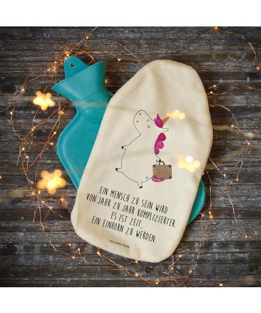 Mr. & Mrs. Panda Warm Bottle Einhorn Suitcase - Funny Unicorn Hot Water Bottle & Grain Pillow Gift | Perfect Unicorn Decor - Buy Online on GoSupps.com