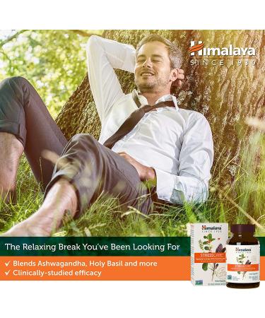 Himalaya StressCare 120 Veg Capsules - Natural Stress Relief & Mood Support - Buy Online on GoSupps.com