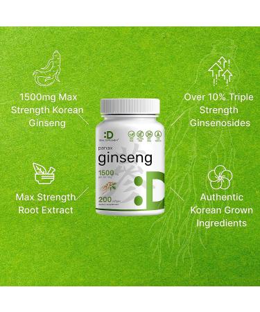 Eagleshine Korean Red Panax Ginseng Root Extract Softgels - 200ct | 10% Ginsenosides | Immune Health & Energy Support - Buy Online on GoSupps.com