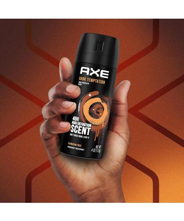 AXE Body Spray Deodorant Dark Temptation - Long Lasting Odor Protection for Men Aluminum-Free 4 oz (Pack of 2) - Shop Internationally - Buy Online on GoSupps.com