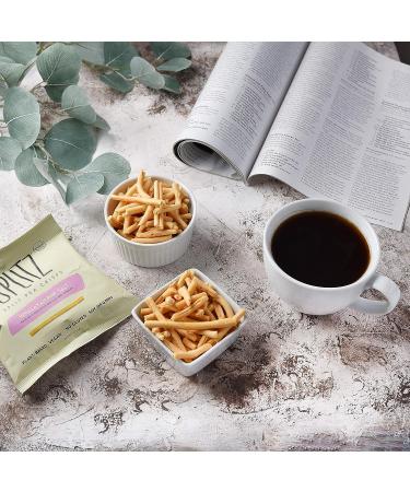 Organic Splitz Split Pea Crisps - Himalayan Pink Salt (4.5oz, 12ct) | Vegan, Gluten-Free Snack with High Protein & Fiber - Non-GMO Superfood for Healthy Eating | 110 Calories - Buy Online on GoSupps.com