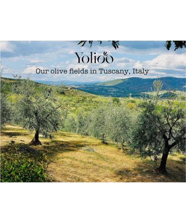 Yolioo Premium Dolce Olive Oil 500ml | Extra Virgin, Organic, Cold Pressed from Fresh Harvest in Tuscany, Italy | Leakproof Bottle | Pack of 1 - Buy Online on GoSupps.com