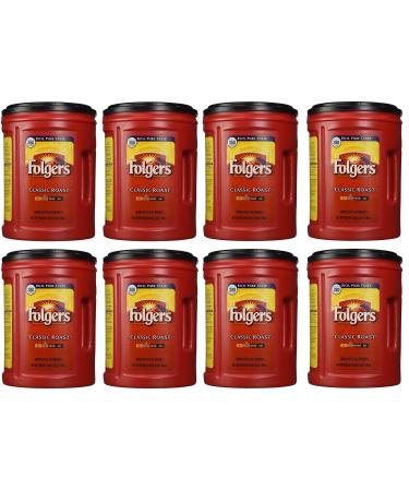 Folgers Coffee Classic(Medium) YsagAV Roast 48 Ounce 8 Pack
