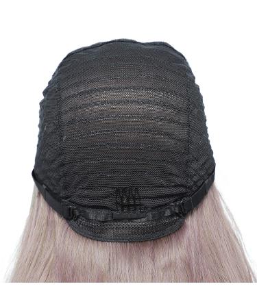 Shop Lila Curly Lace Front Wig for Women - 75 cm Long Purple Curls | HD Transparent Lace T-Part Wig - Buy Online on GoSupps.com