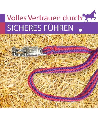 Lead Rope for Horses - 2m Tie Rope with Panic Hook | Durable & Colorful Stable Essentials - Buy Online on GoSupps.com