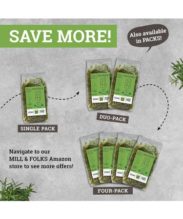 MILLFOLKS LIMITED Mill & Folks Easy Pasta Green Pea Pasta Fusilli 200g Vegan & Gluten Free - Buy Online on GoSupps.com