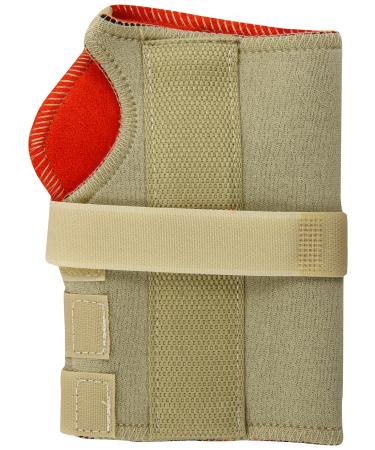 Thermoskin Wrist Brace Hand Brace Carpal Tunnel Brace with Dorsal Stay Beige Left X-Large