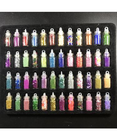 Joligel 3D Nail Decorations Set - 48 Bottles for Manicure Pedicure & DIY - Sequins & Accessories for Stunning Nail Art & Eye Makeup - Buy Online on GoSupps.com