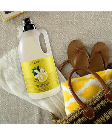 Caldrea Liquid Laundry Detergent - Sea Salt Neroli Scent 64 oz | Effective for All Fabrics & Temperatures - Buy Internationally - Buy Online on GoSupps.com