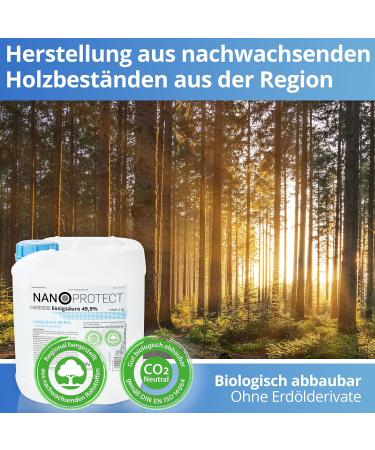 Nanoprotect Acetic Acid - Premium 10 kg Cleaner & Descaler | Versatile for Home & Garden | Made in Germany - Buy Online on GoSupps.com