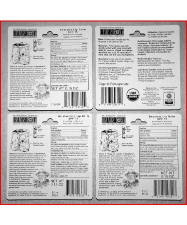 Best of BALMSHOT Lip Balm Variety Pack - 4 Pack - Buy Online on GoSupps.com