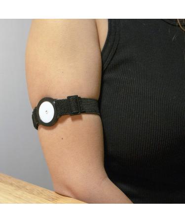 Sensor Armband Holder/Protector Compatible with Freestyle Libre 1/2 - Black - Buy Online on GoSupps.com