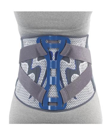 Lumbosacral Back Splint Theratex Spinal Maximum Support Gray (Rigid Splint) Medium