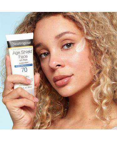 Neutrogena Age Shield Face Sunscreen Lotion SPF 70, 3 oz (Pack of 3) - Buy Online on GoSupps.com