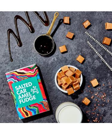 Josh & Jim's Fudge Selection Pack Clotted Cream Fudge Caramel Sea Salt Fudge Fudge Selection Variety Multipack Traditional British Recipe Suitable For Vegetarians 3x150g - Buy Online on GoSupps.com