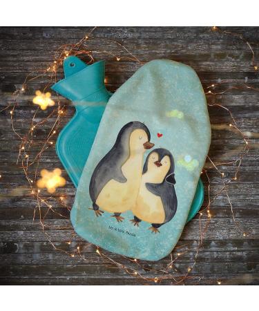 Mr. & Mrs. Panda Penguin Hug Heat Bottle - Perfect Gift for Kids & Couples | Love Gift Heat Bottle Cover Wedding Anniversary Blue - Buy Online on GoSupps.com