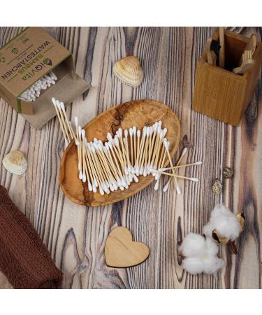 1200 Bamboo Cotton Buds - 100% Plastic-Free Biodegradable & Vegan | Eco-Friendly Natural Product for Sustainable Living - Buy Online on GoSupps.com