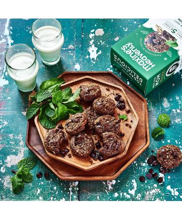 Maxine's Heavenly Mint Chocolate Chunk Cookies | Vegan & Gluten Free | Sweetened with Coconut Sugar & Dates | Low Sugar & Dairy Free | 7.2 oz (2 pack) - Buy Online on GoSupps.com