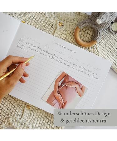 High-Quality Pregnancy Diary - Calendar Scrapbook Checklist & Organizer - Gold Pregnancy Album - Buy Online on GoSupps.com