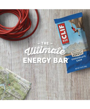 CLIF BARS - Chocolate Chip - 20 Energy Bars - Organic Oats - Plant Based & Vegetarian - Kosher - Amazon Exclusive - Buy Online on GoSupps.com
