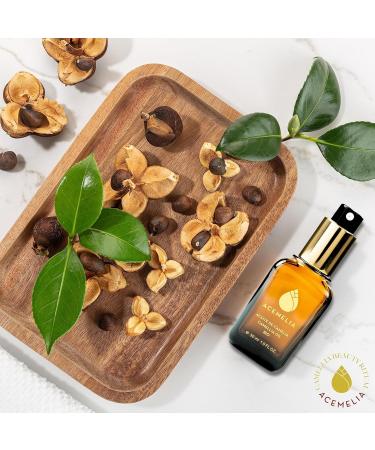 100% Natural Organic Camellia Oil - Moisturizing and Nutritive for Face Hair and Body - Immediate Absorption Dry Oil - Cold Extracted in Spain (30ml) - Buy Online on GoSupps.com