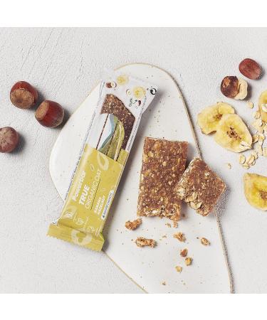 Power Bar True Organic Oat Bar Banana-Hazelnut 16x40g - 100% Organic + 100% Plant-Based + Climate-Neutral Brown - Buy Online on GoSupps.com