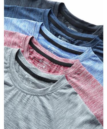 5 Pack Boys Athletic Shirts - Youth Activewear Dry Fit Tees - Short Sleeve Performance Tshirts for Kids - Small - Buy Online on GoSupps.com