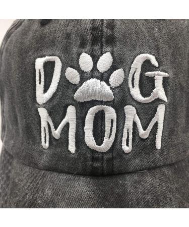 Waldeal Women's Embroidered Washed Baseball Cap - Adjustable Dog Mom Dad Hat One Size Fits All Black - Shop Now! - Buy Online on GoSupps.com