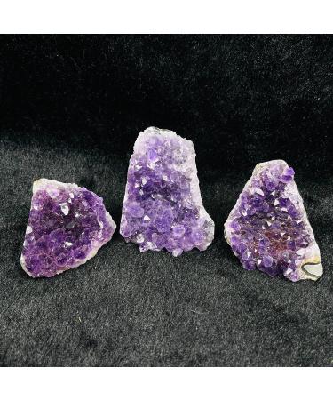 Amethyst Crystals Natural Uruguay Dream Amethyst Quartz Crystal Cluster Specimen JIZTGEDM 50-100g