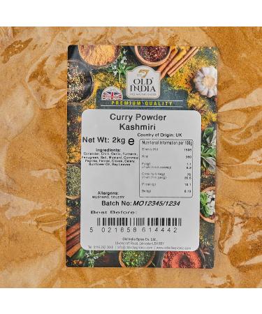 Old India Kashmiri Curry Powder - 2kg - Buy Online on GoSupps.com