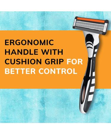 BIC Flex 5 Refill Cartridges for Men - 12 Long Blade Razors for Smooth Comfortable Shaving - Buy Online on GoSupps.com