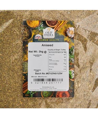 Old India Aniseed 2kg - Premium Quality Spice for Cooking and Baking - Buy Online on GoSupps.com