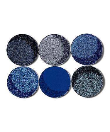 Juvia's Place Blue Eyeshadow Palette - 6 Shades of Pigmented Eye Makeup - Buy Online on GoSupps.com