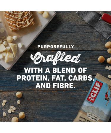 Buy Clif Bar Energy Bar - White Chocolate Macadamia | Healthy Snack for International Shipping - Buy Online on GoSupps.com