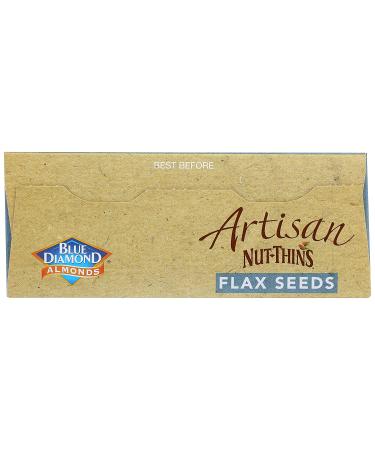 Blue Diamond Almond Artisan Nut Thins with Flax Seeds 4.25oz - Crunchy Cracker Crisps (1 Pack) - Buy Online on GoSupps.com