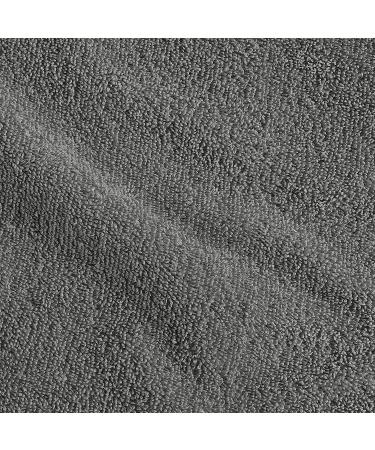 Space Grey Bath Towels Set - 100% Cotton, Highly Absorbent - 24 PC Towel Set with Oversize Bath Sheets, Gray Towels, Hand Towels, Wash Cloths, Fingertip Towels - Buy Online on GoSupps.com