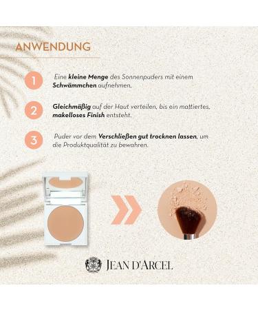 JEAN D'ARCEL SOLAIRE poudre protection solaire n 1 Poudre de soleil mate SPF 50 pour une finition parfaite Avec filtre UVA et UVB 9 5 g - Buy Online on GoSupps.com